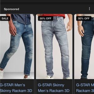 G-Star Men's Skinny Jeans - Light Blue